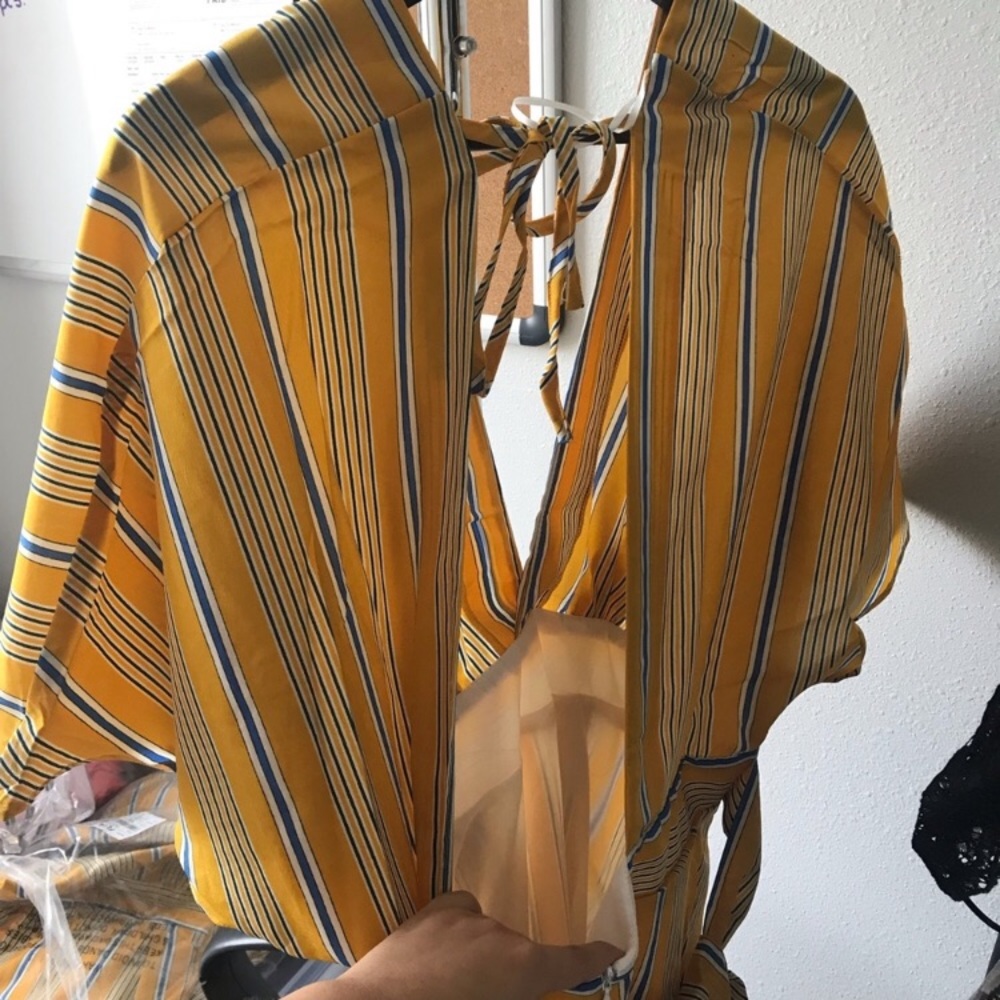 Striped Plus Size Dress - Picture 3 of 7